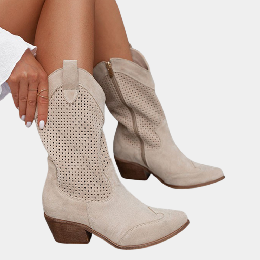 Åndbare Dame Cowboy Støvler - Tidløs Elegance til Ethvert Outfit