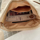 Bæredygtig canvas skuldertaske med justerbar rem