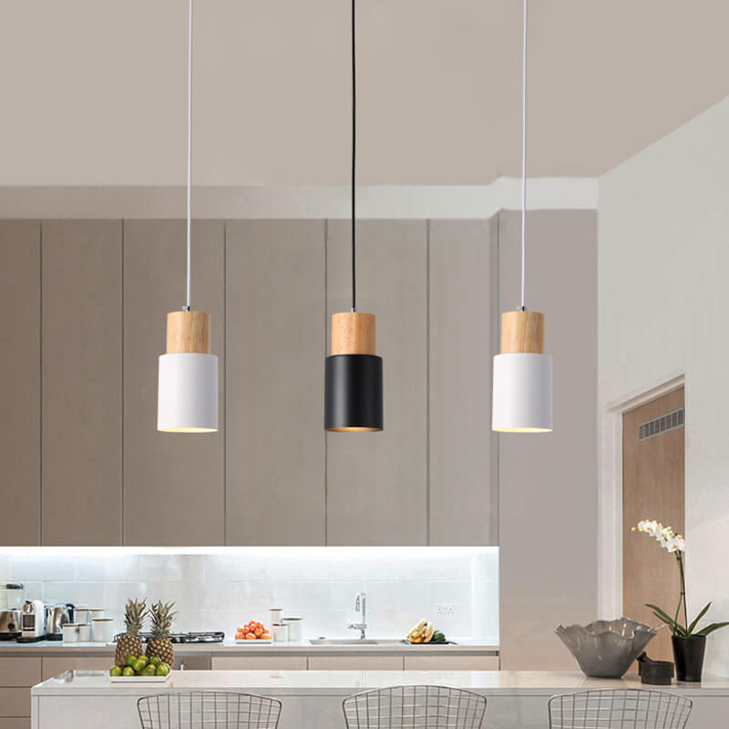 Cylinder Aluminium 1-lys LED Pendellampe Moderne Design