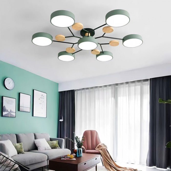 Skandinavisk LED Loftlampe - Moderne, Energibesparende og Bæredygtigt Design