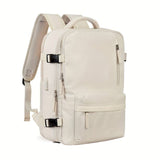 Trendy rygsæk med skorum, laptoprum og USB-port