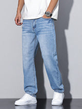 Herre Baggy Jeans – Relaxed Fit Cowboybukser med Streetwear Look