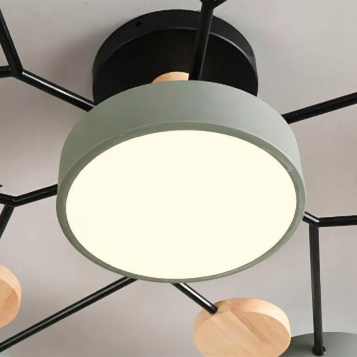 Skandinavisk LED Loftlampe - Moderne, Energibesparende og Bæredygtigt Design