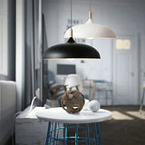 Moderne Skandinavisk Egetræ LED Loftlampe