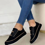 Stilfulde Sneakers med Gyldne Detaljer