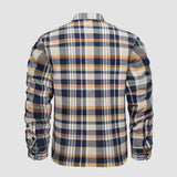Herre Flannel Vintervest med Vatteret Foring