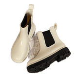 Chelsea regnstøvler til damer – vandtætte ankelstøvler med tyk sål