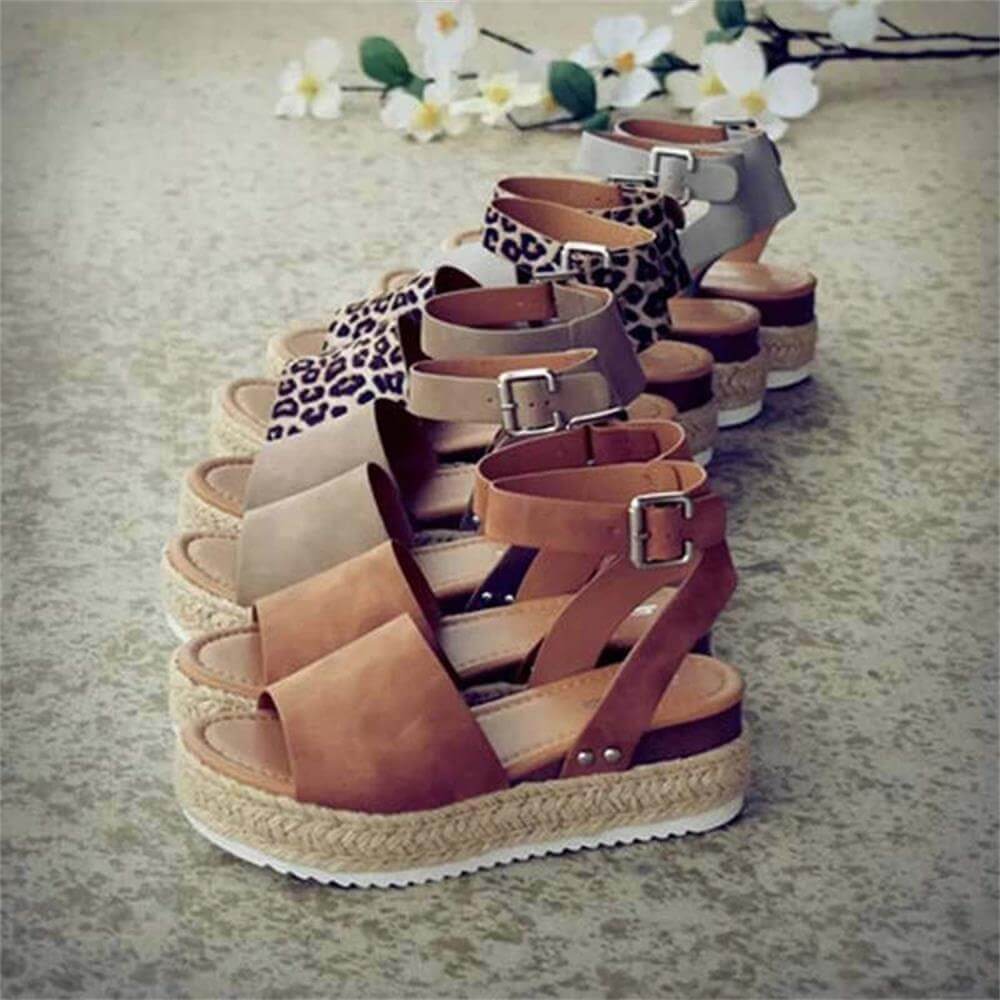 Sommer Platform Espadrille Sandaler til Damer