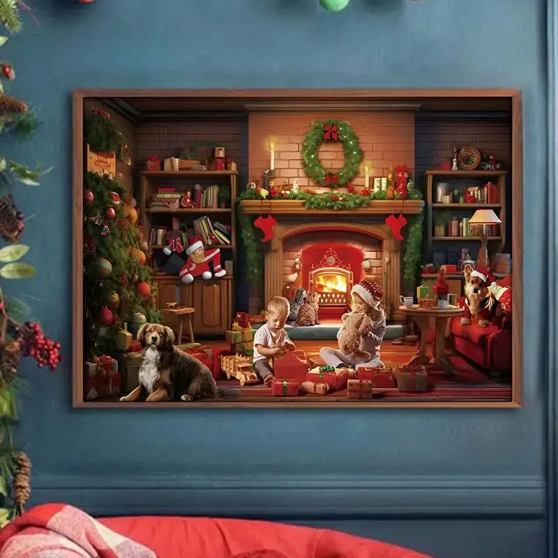 Christmas Puzzle Advent Calendar – 1008 Pieces Winter Village Edition