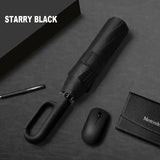 Automatisk Sammenklappelig Paraply – Kompakt & UV-beskyttende Design