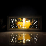 Anime LED Shadow Box – Oplyst Dekorationslampe med Farveeffekter