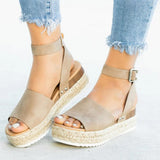 Sommer Platform Espadrille Sandaler til Damer