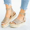 Sommer Platform Espadrille Sandaler til Damer