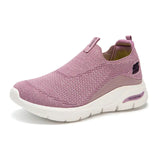 Dame Slip-On Sneakers – Komfortable Åndbare Walkingsko