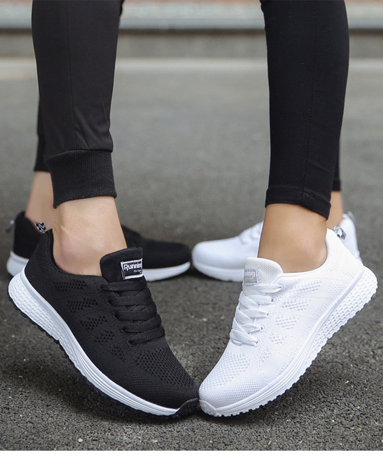 Let og Åndbar Dame Sneakers med Stabilitet