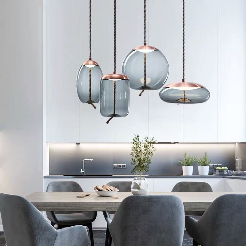 Moderne Loftlampe Rose Guld Design