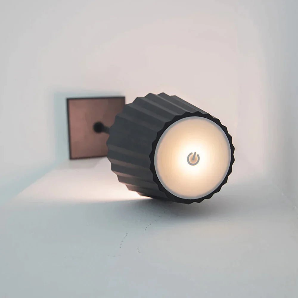 Trådløs Bordlampe med Varmt Lys og Genopladeligt Batteri