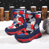 Children's winter boots – Warm camouflage snow boots with non-slip sole