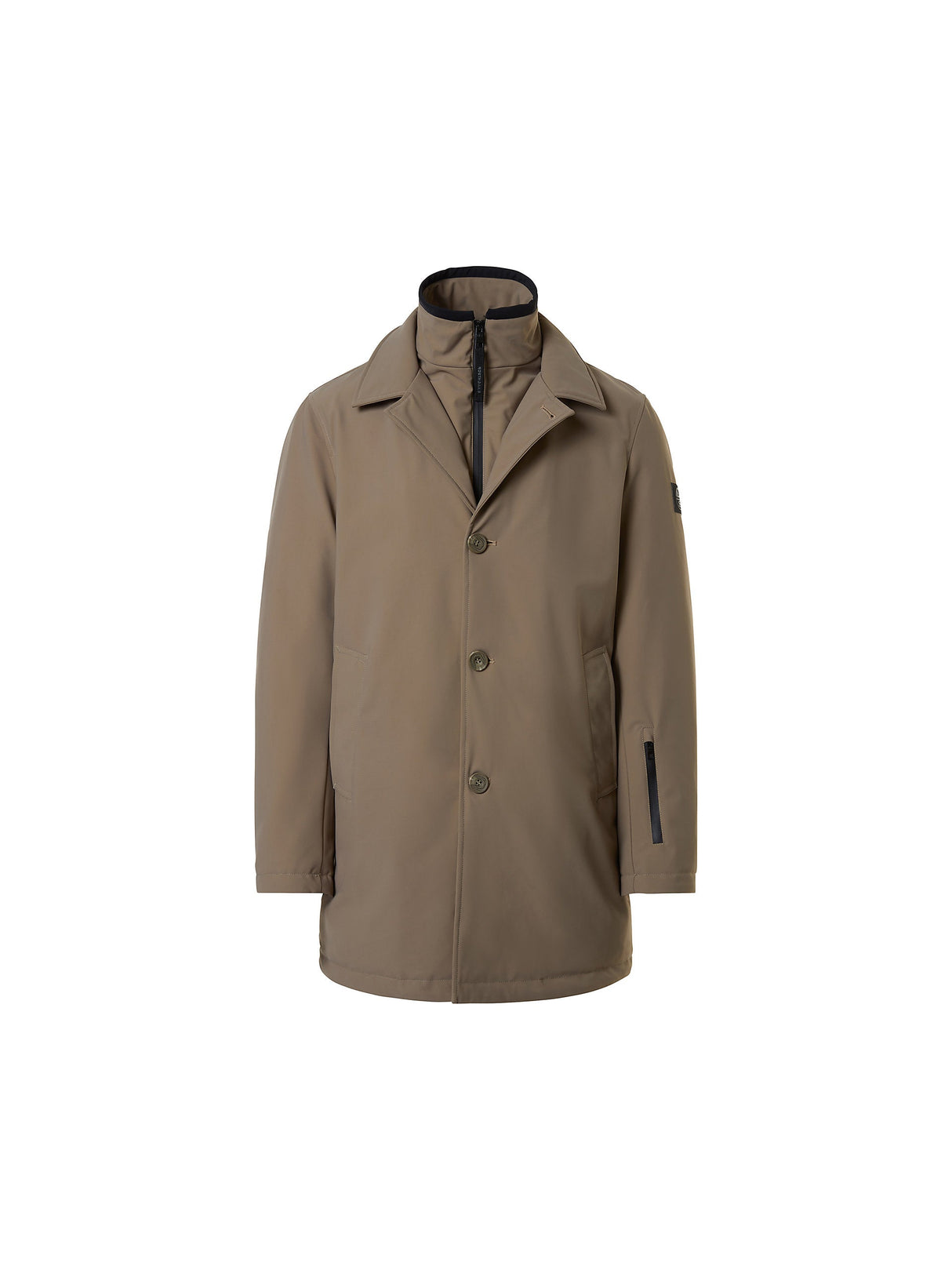 Tredelt Trenchcoat til Herrer af Genanvendt Materiale