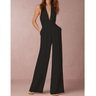 Ærmeløs Dame Jumpsuit med Dyb V-Hals og Palazzo Ben