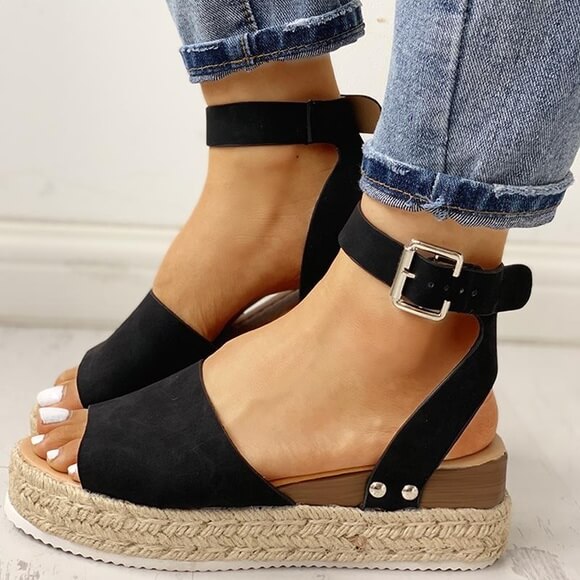 Sommer Platform Espadrille Sandaler til Damer