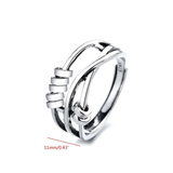 Ring mod Stress og Uro i 925 Sølv