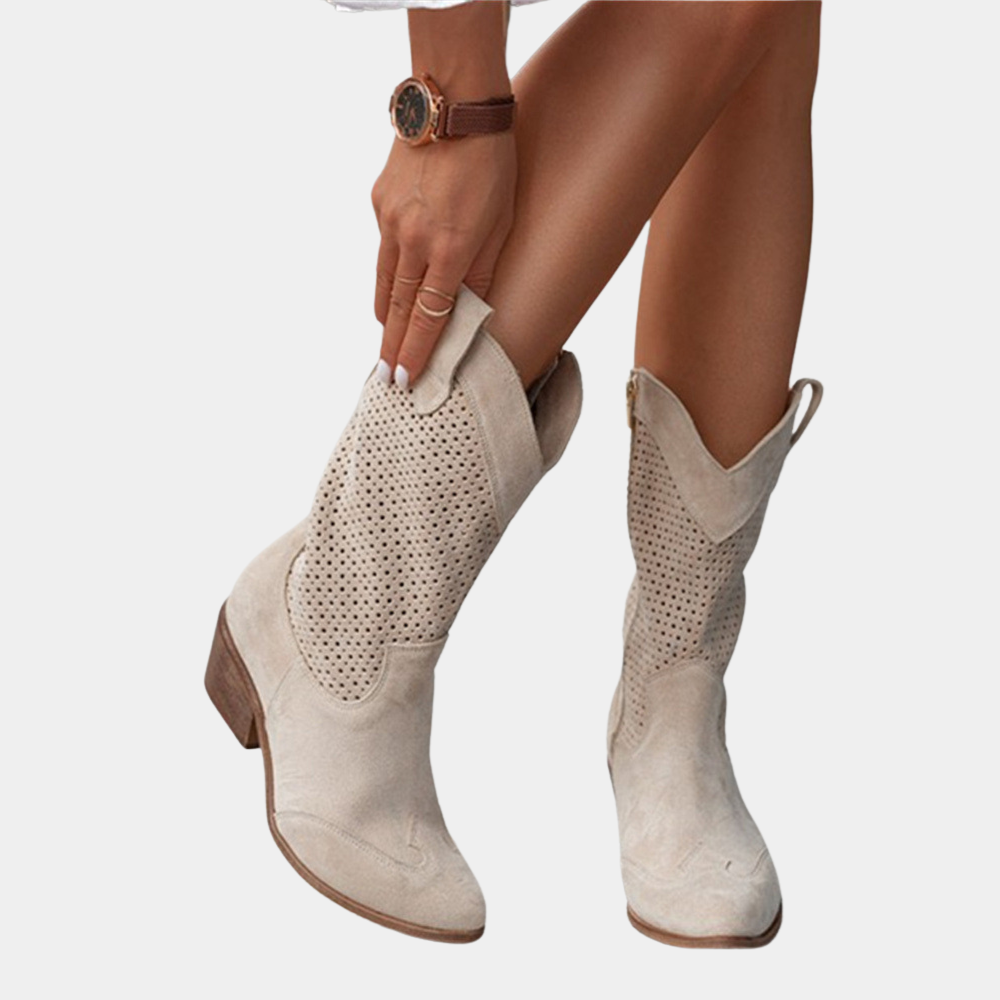 Åndbare Dame Cowboy Støvler - Tidløs Elegance til Ethvert Outfit