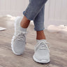 Trendy Dame Sneakers med Ergonomisk Fodseng og Moderne Design
