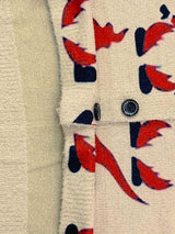 Julecardigan med rensdyr – Dame vintervest med festligt design