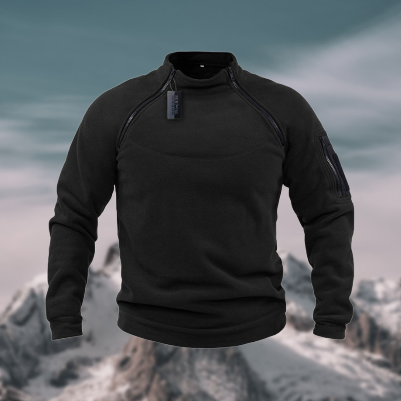 Varm og Komfortabel Herre Fleece Pullover med Sikkerhedslommer
