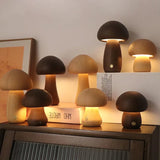 Retro Svamp Bordlampe med Blødt Diffust Lys