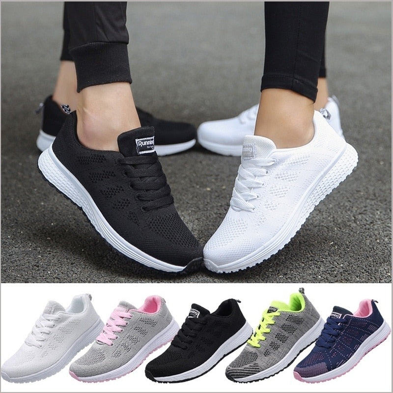 Let og Åndbar Dame Sneakers med Stabilitet