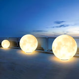 Atmospheric moon lamp for outdoor use – Decorative garden lighting