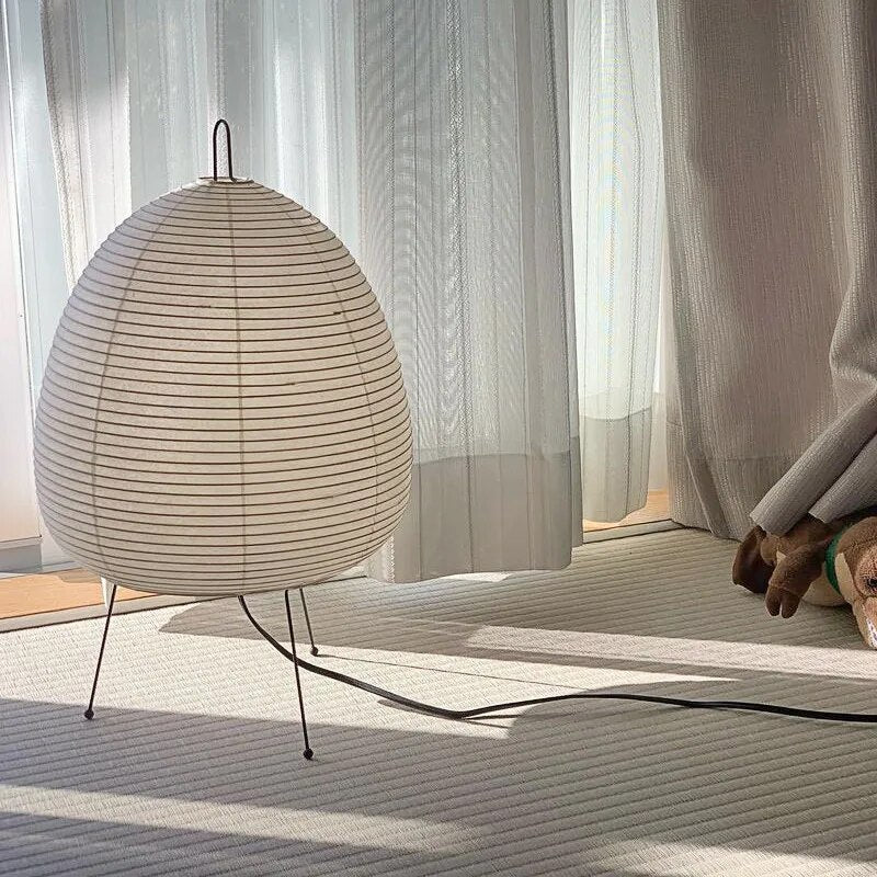 Rispapir Bordlampe til Stemningsfuld Belysning