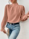 Elegant Printet Dame Top til Enhver Anledning