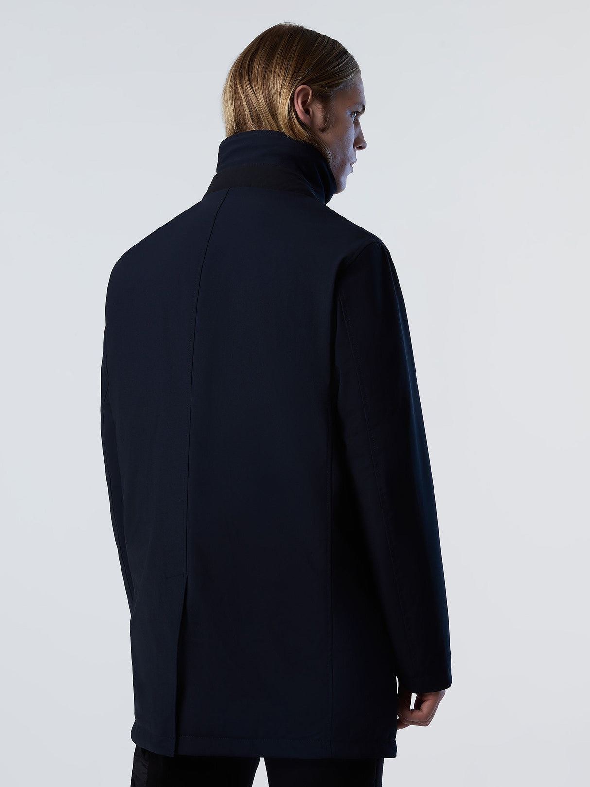 Tredelt Trenchcoat til Herrer af Genanvendt Materiale