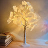 LED Ginkgo bordlampe 60cm dekoration hvid gul moderne batteribelysning integreret LED