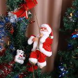 Kletternder Weihnachtsmann Dekoration – Bewegungs Weihnachtsornament
