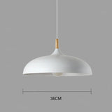 Moderne Skandinavisk Egetræ LED Loftlampe