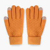 Dziane rękawiczki zimowe – ciepłe i kompatybilne z ekranem dotykowym