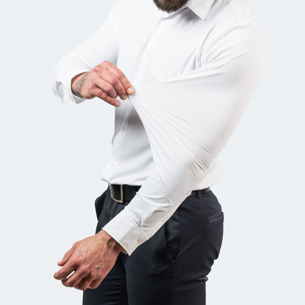 Krølfri Stretch Skjorte for Komfort og Stil