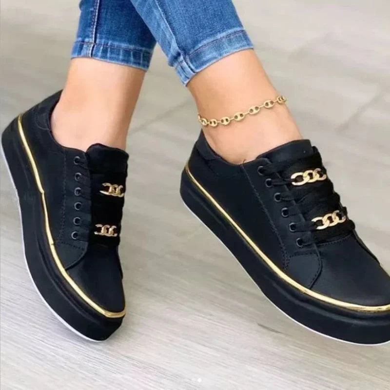 Komfortable Dame Sneakers med Støttende Design