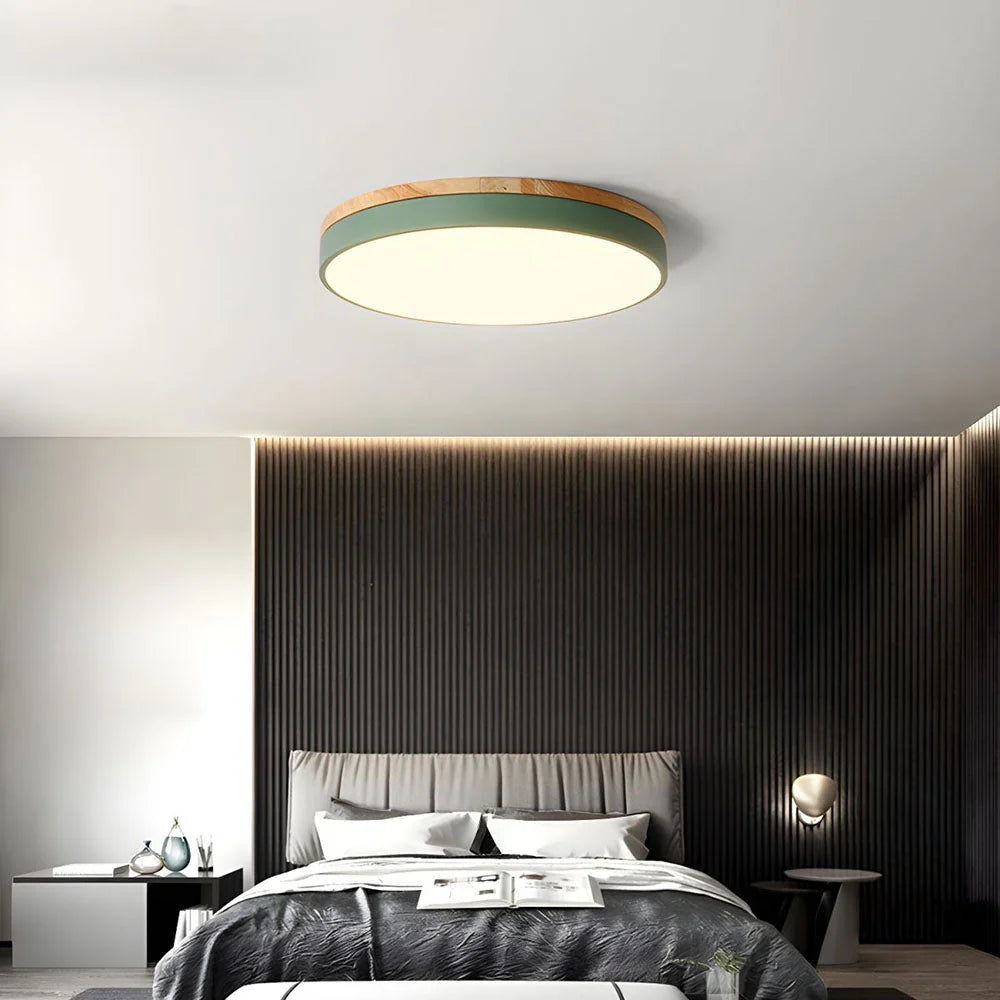 Moderne LED Loftlampe – Minimalistisk Rundt Design