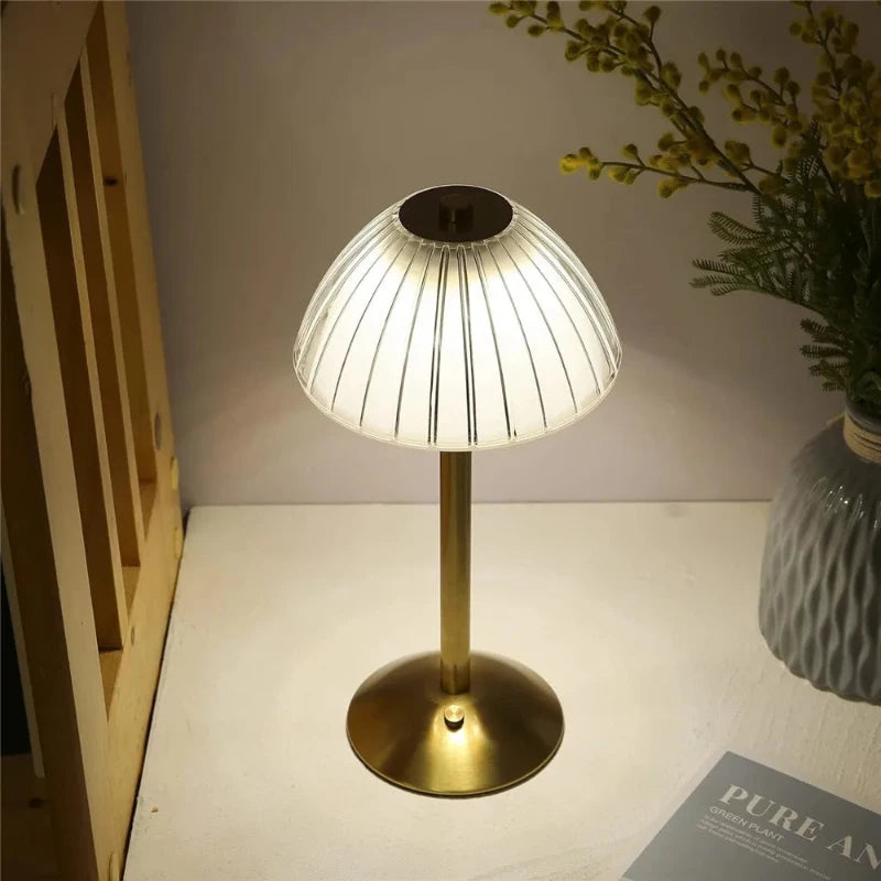 Trådløs LED Bordlampe med Dæmpbare Farveindstillinger