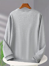 Herre Juletrøje med Julemand Print – Komfortabel Vinter Sweater