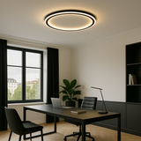 Moderne Skandinavisk LED Loftlampe - Dæmpbar, Energibesparende og Stilfuld til Stue, Spisestue og Gang