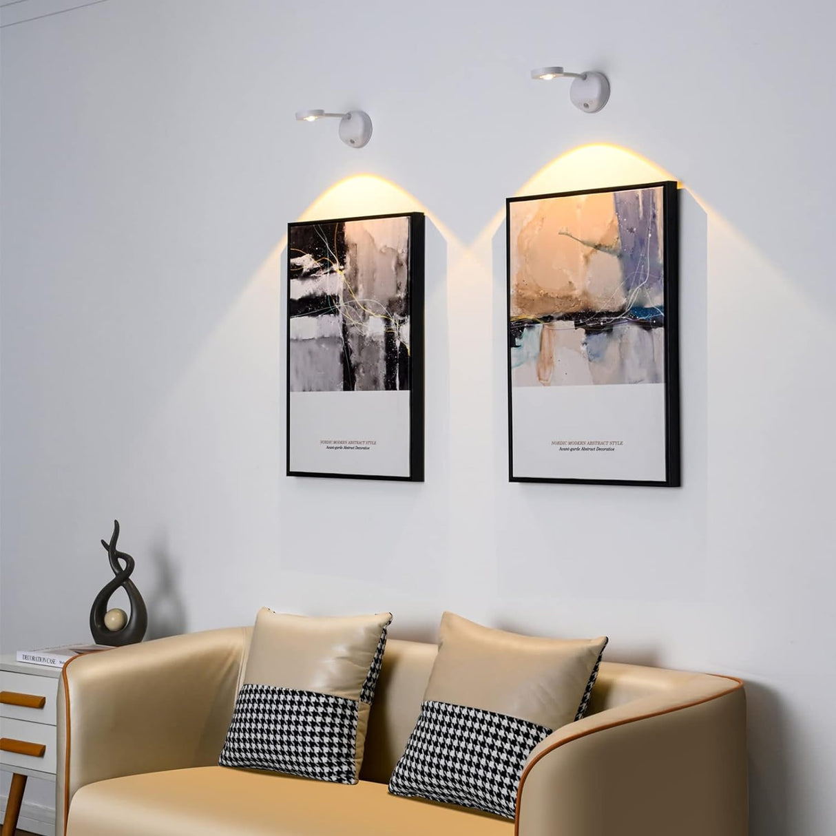Moderne Væglampe med Blødt Lys og Energibesparende Design