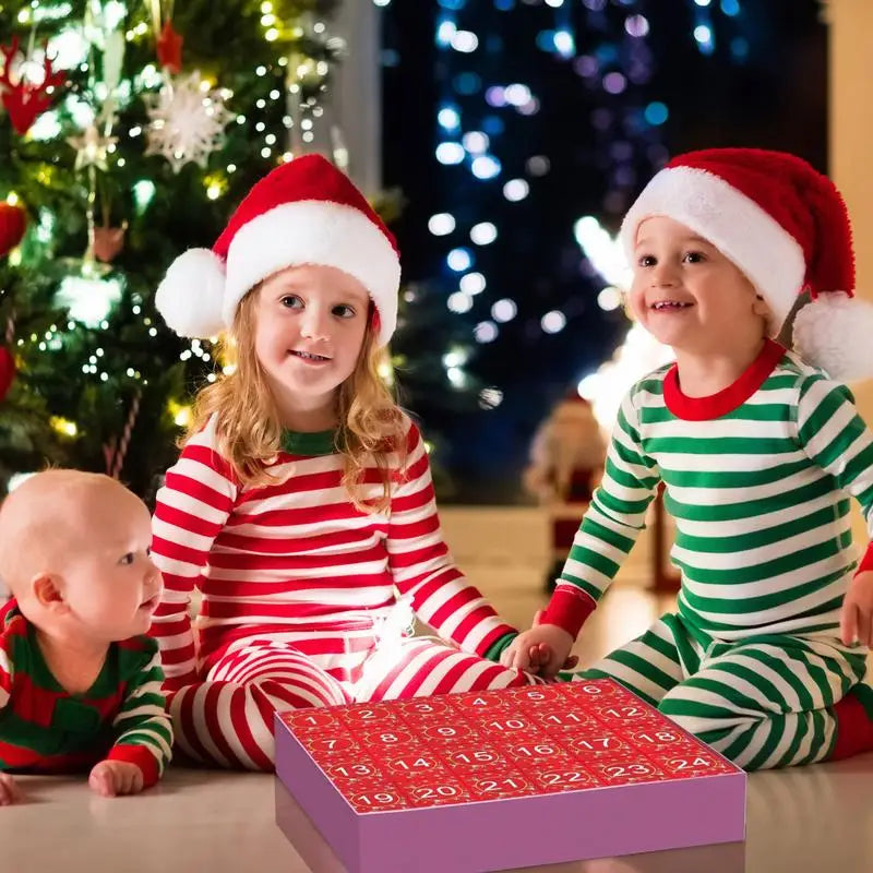 Puslespils Adventskalender med 24 Luger – 1008-Brikkers Juleudgave