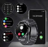 Smartwatch til Mænd | Multisport & Sundhedstracker | Bluetooth Opkald