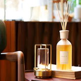 Modern mood lamp – Elegant cylindrical table lamp with warm light